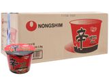 Thùng 16 tô Mì Ăn Liền Shinramen Nongshim tô lớn 114g