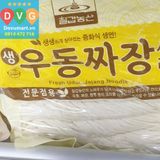 Mì Udon Tươi Làm Mì Tương Đen Fresh Udon Jajang Noodle Chilkab 1.5kg - Nhập Khẩu Hàn Quốc 생우동 및 짜장