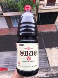 Nước Tương (Xì Dầu) Monggo Jin Hàn Quốc chai 1,8L