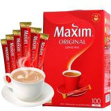 Cà Phê Hòa Tan Original Maxim Hàn Quốc 100 Gói x 1.2G - Hộp Màu Đỏ