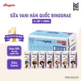 Lốc 6 Hộp Sữa Tươi Binggrae Hương Vanilla Hàn Quốc 200ml/ 빙그레) E바닐라맛우유멀티200(24) 200ML