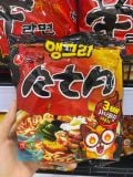 Mì Angry Nuguri Cay Nongshim Hàn Quốc Gói 121G /  농심) 앵그리너구 121G