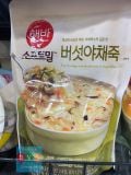Cháo Tươi Rau Củ Hầm Ăn Liền Bibigo Hàn Quốc 450G / CJ) 비비고 버섯야채죽 450G