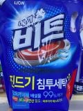 Nước Giặt Beat Diệt Khuẩn Lion Korea Hàn Quốc Túi 2L / 액체비트 파우치 2L(2.1KG)