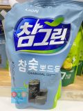 Nước Rửa Chén Đa Năng Chiết Xuất Than Lion Korea Hàn Quốc Túi 1.23KG / LION KOREA) 참그린참숯뽀드득 리필  1.23KG