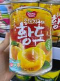 Đào Vàng Ngâm Đường Dongwon Hàn Quốc Hộp 820G / 동원) 황금 복숭아 820G
