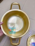 Bộ Nồi Nhôm Nấu Mì Cay Hàn Quốc Size 16cm / 태솔)금강황냄비양수 16cm