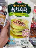Bánh Hottoek Trà Xanh Hansung Hàn Quốc 400g (hàng đông lạnh) /해바라기씨앗 녹차호떡