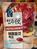 Khô Bò ( Thịt Bò Khô) Cay Cay Dai Dai Daesang Hàn Quốc Gói 30G / 대상) 안주야 매콤쫄깃 육포  30G