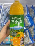 Nước Quýt Ép Nguyên Chất Lotte Hàn Quốc Chai 1.5L / 롯데칠성) 제주사랑 감귤사랑 1.5L