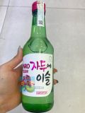 Rượu SoJu Vị Mận Jinro Hàn Quốc Chai 360ML / 하이트진로) 자두에 이슬 360ML