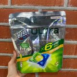 Gói 40 Viên Nước Giặt Hương Tam Cúc Lion Korea Hàn Quốc 320 Gam ( 40 x 8g)