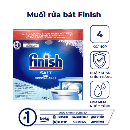  Muối rửa bát Finish 4kg 