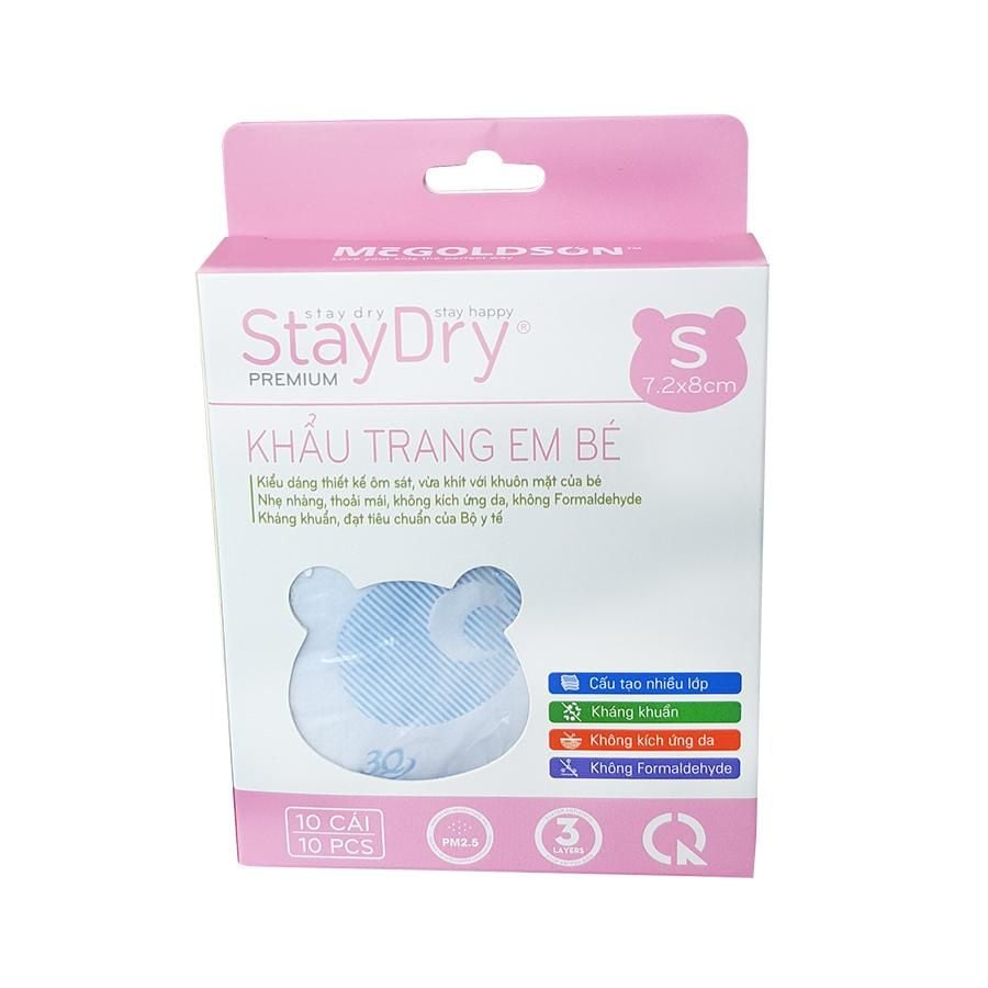  Khẩu trang em bé StayDry 