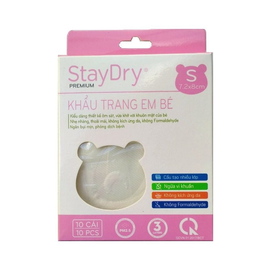  Khẩu trang em bé StayDry 