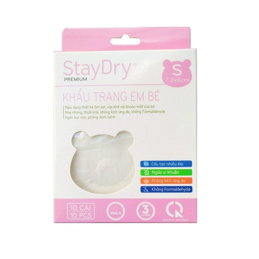  Khẩu trang em bé StayDry 