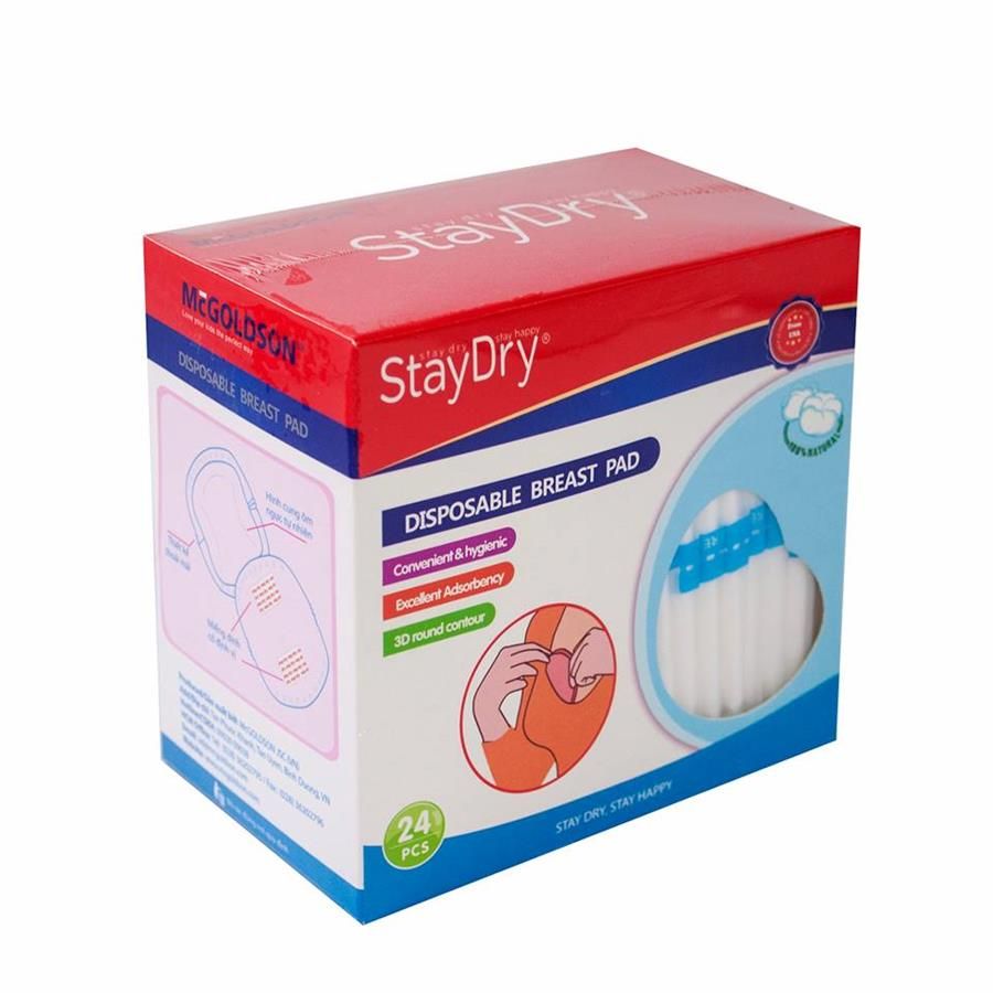  Miếng lót thấm sữa StayDry (24 miếng/hộp) 