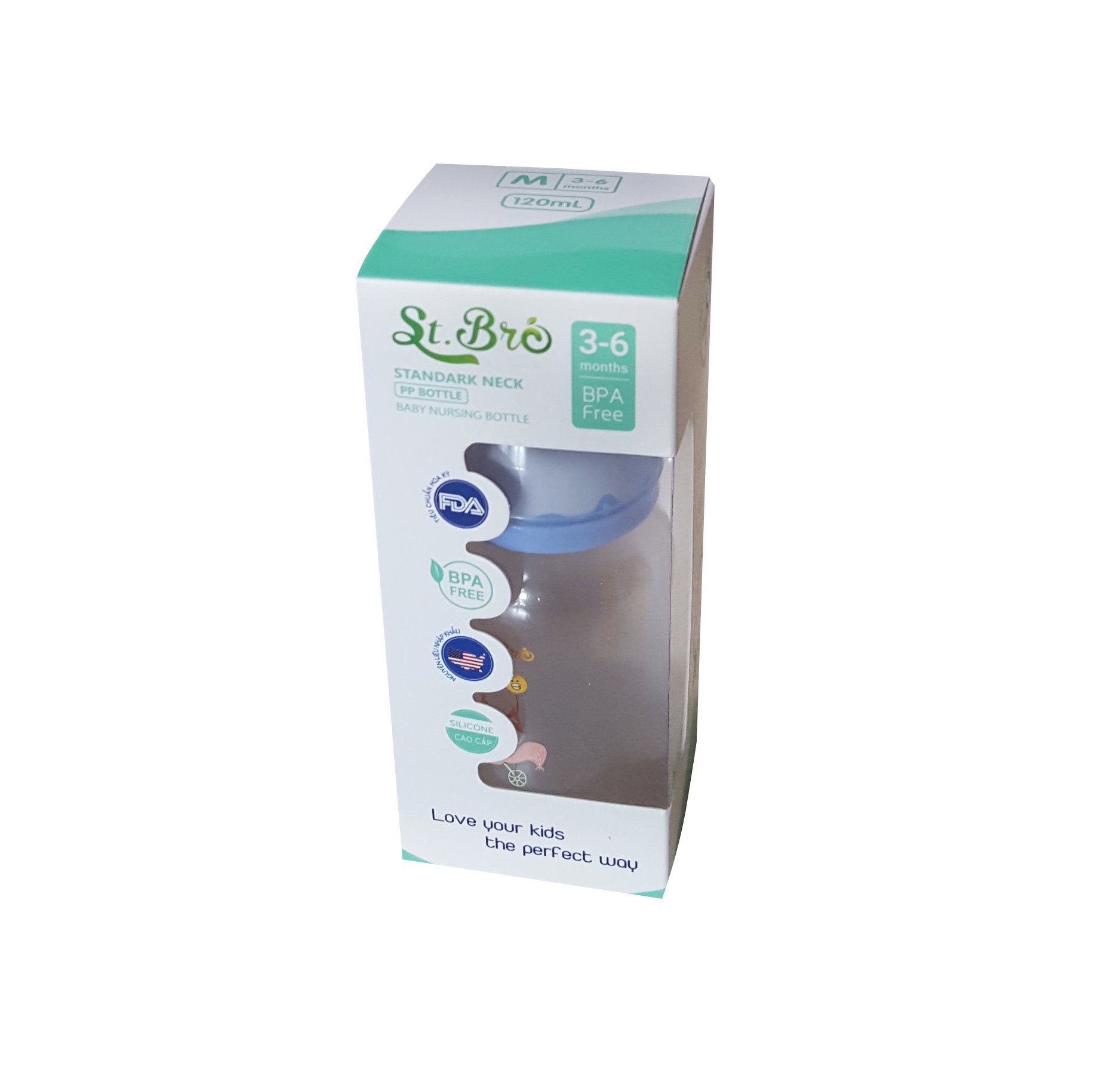  Bình sữa PP St.Bro 120ml 