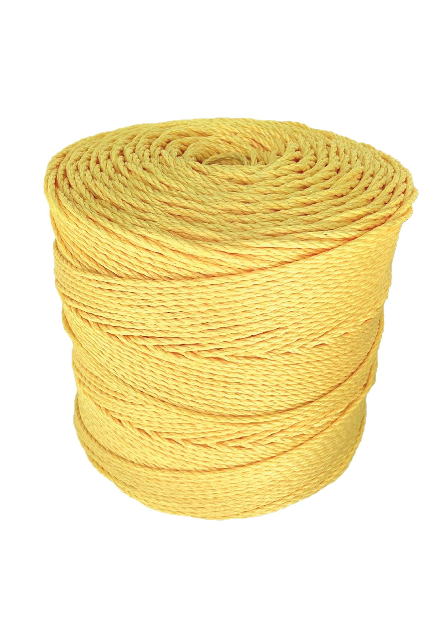 3 STRAND YELLOW PP ROPE