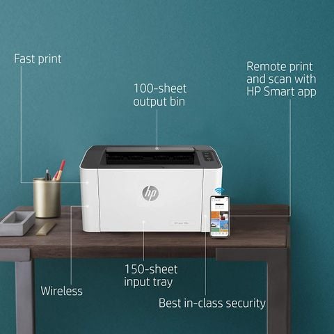 Máy in laser đen trắng HP 108W 4ZB80A