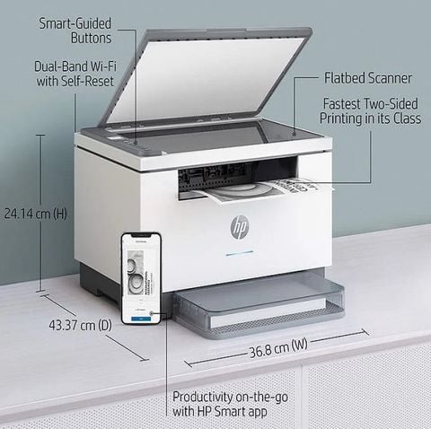 Máy in HP LaserJet MFP M236dw đa năng (Print, copy, scan) - Hàng nhập khẩu
