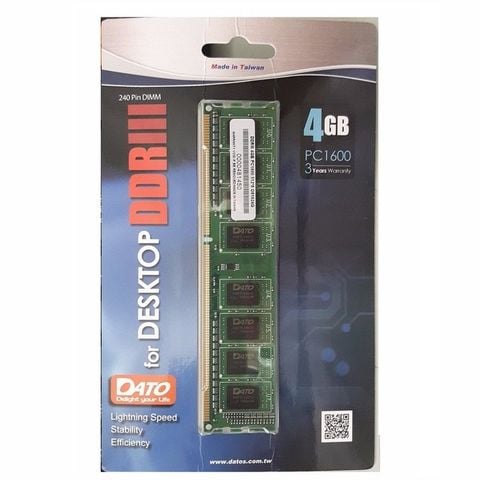 RAM Dato 4GB DDR3 1600MHz