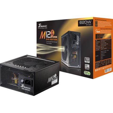 Nguồn Seasonic M12II EVO 620W - 80 Plus Bronze