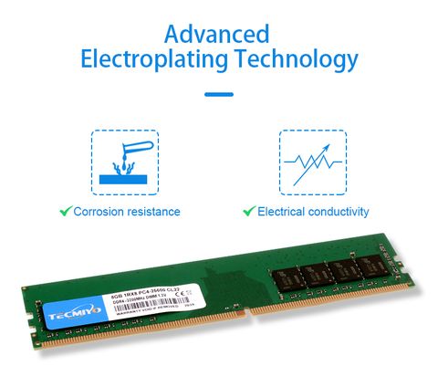 Bộ nhớ trong Tecmiyo DDR4 8Gb bus 3200MHZ UDIMM Memoria Ram 25600 CL22 Chipset Samsung