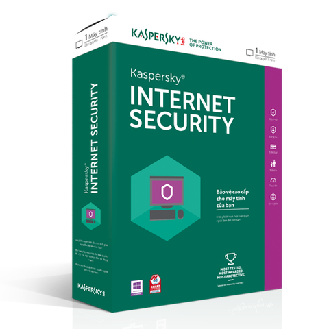 Phần mềm diệt virus Kaspersky Internet Security (1PC/12T)