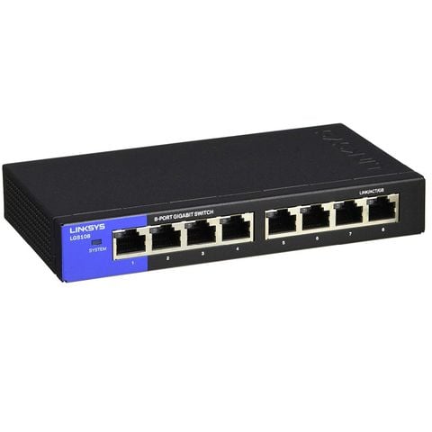 Switch Linksys LGS108 8-Port Business Desktop Gigabit