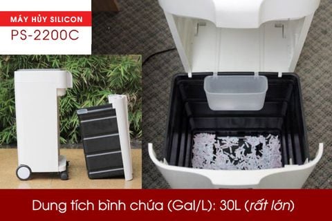 Máy hủy tài liệu Silicon PS-2200C