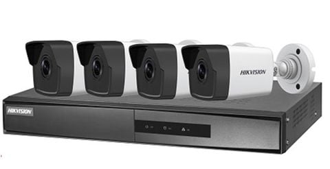 Bộ Kit camera IP HIKVISION NK42E0H-L  (gồm 4 Camera + 1 Đầu ghi hình NVR)