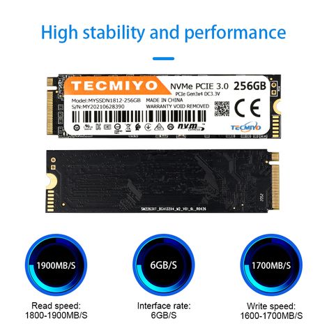 Ổ cứng SSD Tecmiyo NVME PCIE 3.0