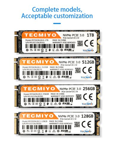 Ổ cứng SSD Tecmiyo NVME PCIE 3.0