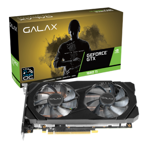 VGA Galax GTX 1660Ti (1 Click OC) (NVIDIA Geforce/ 6Gb/ GDDR6/ 192Bit)