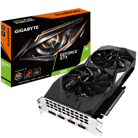 VGA Gigabyte GV-N1650WF2OC-4GD (NVIDIA Geforce/ 4Gb/ DDR5/ 128Bit)