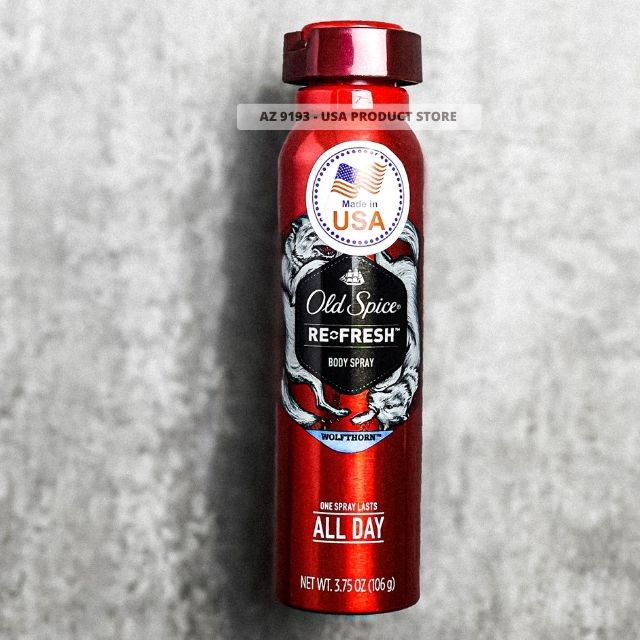  Xịt khử mùi toàn thân nam Old Spice Wild Collection WOLFTHORN 106g 