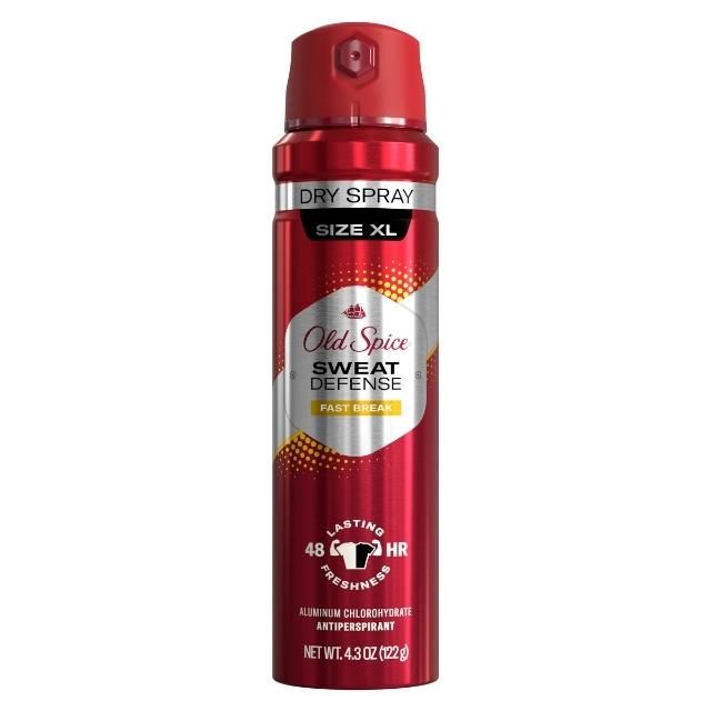  Xịt Khử Mùi Ngăn Mồ Hôi Old Spice Sweat Defense FAST BREAK 122g 