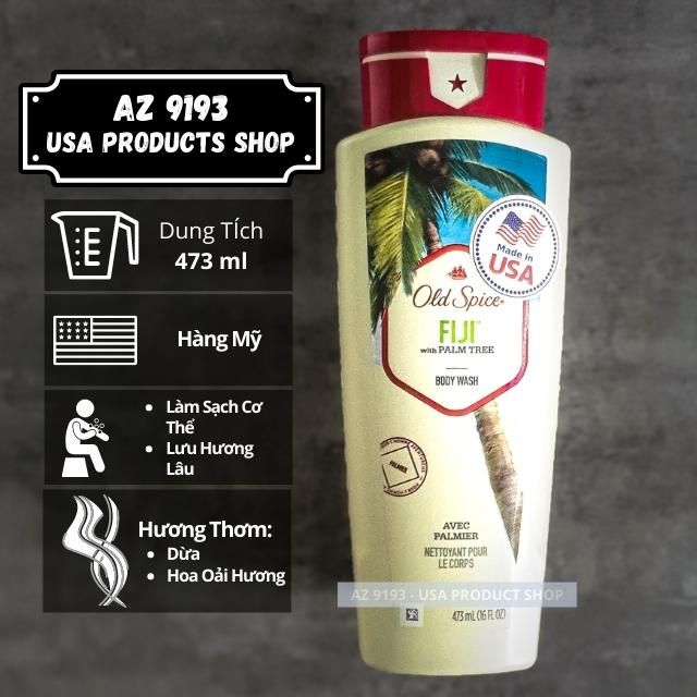  Sữa Tắm Old Spice Fresher Collection FIJI 473ml 