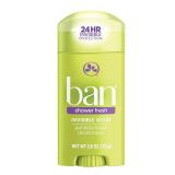  Lăn Khử Mùi Nữ BAN SHOWER FRESH, Dạn Sáp Trắng, 73g 