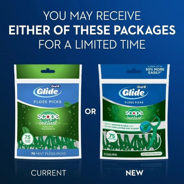  Tăm Chỉ Nha Khoa GLIDE Oral B Scope Outlast 225 tăm | Hàng Mỹ 