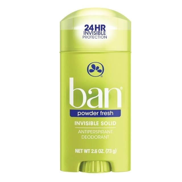  Lăn Khử Mùi Nữ BAN POWDER FRESH, Dạn Sáp Trắng, 73g 