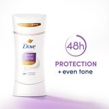  Lăn Khử Mùi Dove Even Tone ROSEWOOD AND POWDER - Sáp Trắng 74g 