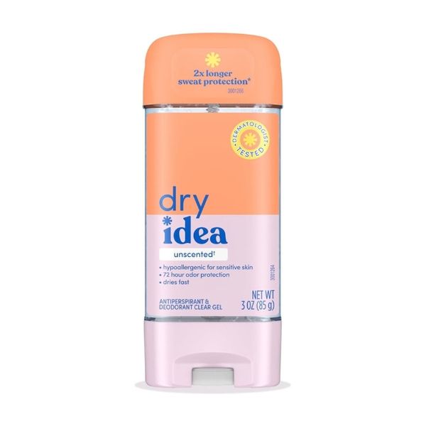  Lăn khử mùi Dry Idea Advanced Dry UNSCENTED - Dạng gel 85g 