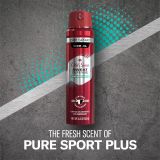  Xịt Khử Mùi Ngăn Mồ Hôi Old Spice Sweat Defense PURE SPORT PLUS 122g 