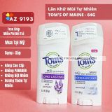  Lăn Khử Mùi Nữ Tom's Of Maine WILD LAVENDER 64g 