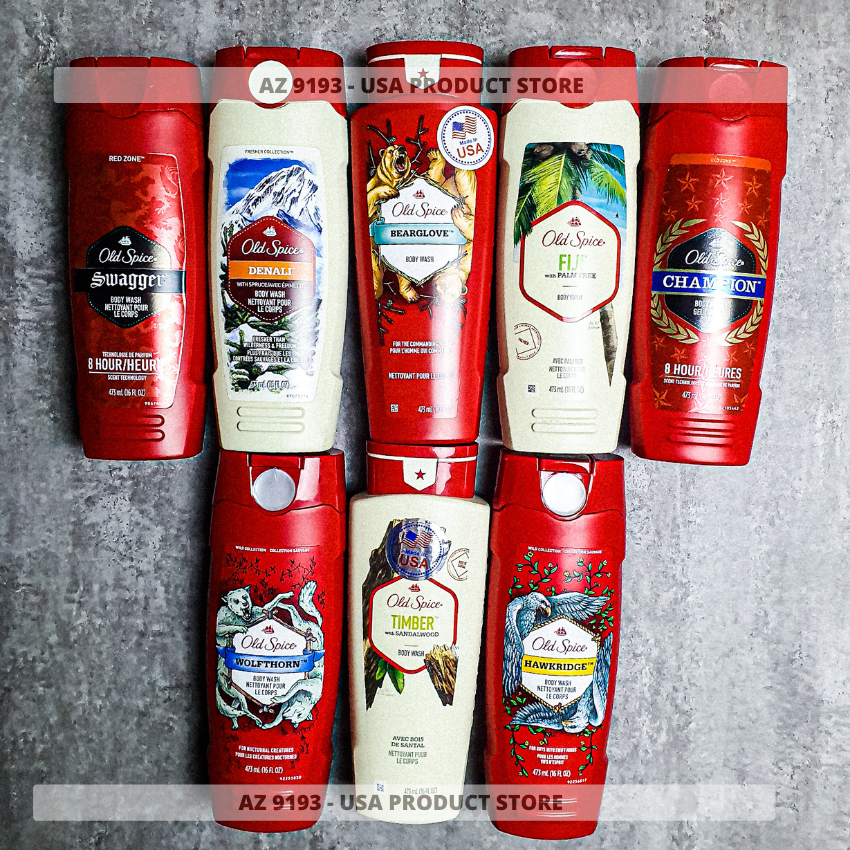  Sữa Tắm Old Spice Wild Collection HAWKRIDGE 473ml 