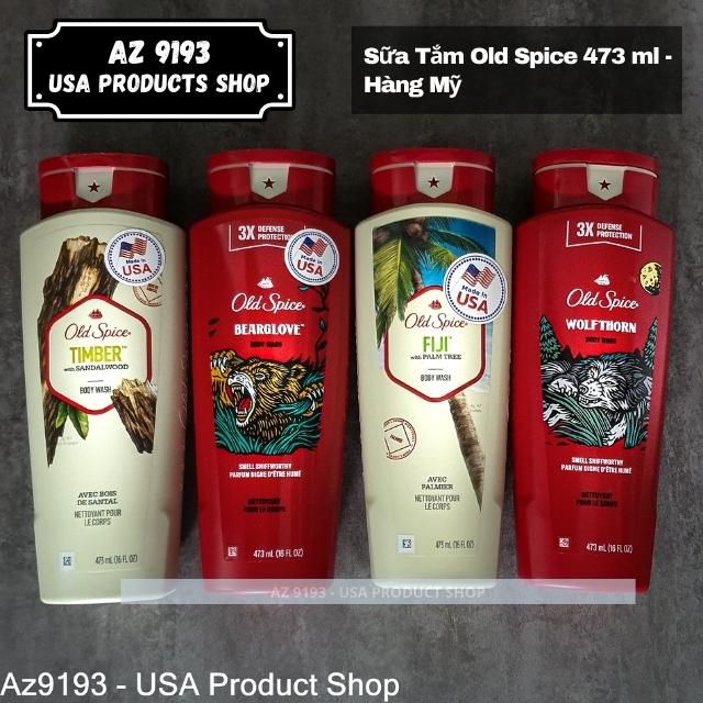  Sữa Tắm Old Spice TIMBER 473ml, Hàng Mỹ 