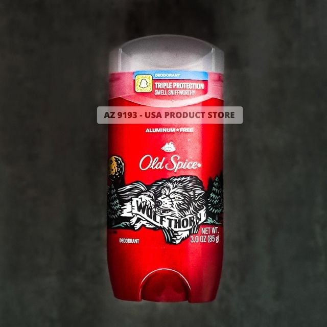  Lăn Khử Mùi Old Spice Wild Collection WOLFTHORN - Sáp Xanh 85g 