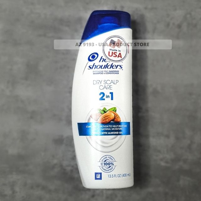  Dầu Gội Đầu Head and Shoulders Dry Scalp Care 2in1 400 ml 